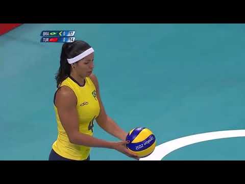 Volleyball Olympic 2012 BRA vs. TUR Amazing Rally