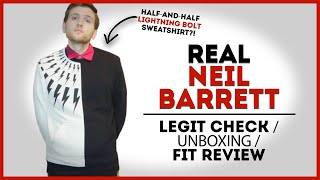 LEGIT NEIL BARRETT Sweatshirt | How to tell + unboxing & fit review!