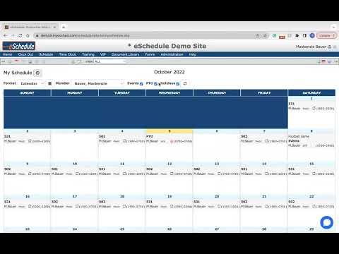 Eschedule Quick Tips My Schedule