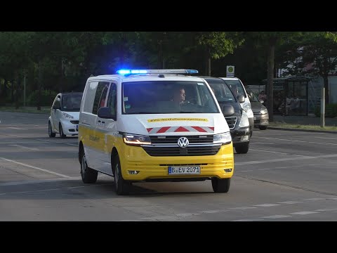 [MANV nach Vollbremsung] Einsatzfahrten zum Rettungsdiensteinsatz in Marzahn