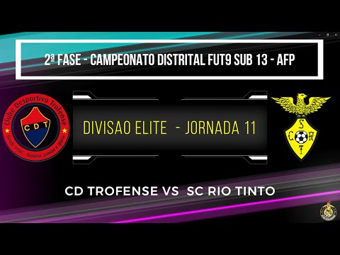 Campeonato Distrital AFP - SUB13 FUT9 - 11ª Jornada Divisão Elite (CD Trofense 1 VS 0 SC Rio Tinto)