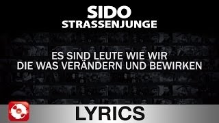 SIDO - STRASSENJUNGE - AGGROTV LYRICS KARAOKE (OFFICIAL VERSION)