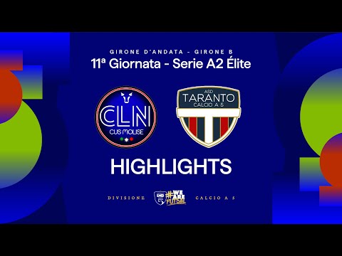 Laborvetro CUS Molise-New Taranto 4-4 | Goals and highlights | Matchday 11 | Serie A2 Elite 2025/...