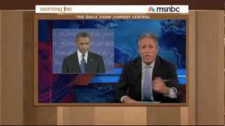 Jon Stewart, Lewis Black, and Big Bird weigh in on Obama/Romney debate