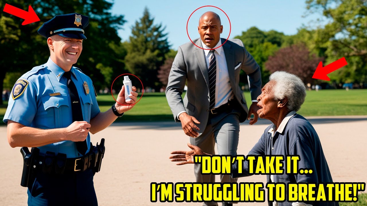 Officer Took the Inhaler from a Struggling Elderly Woman and Was Shocked to Learn Who Her Son Was