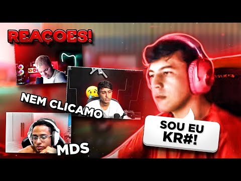 20Min DAS REAÇÕES DOS FAMOSOS AOS VIRAREM HIGHLIGHT PRO TWO9 NO FF!