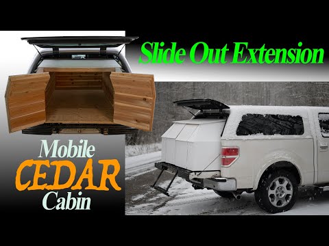 Truck Camper Extension - A mobile CEDAR cabin for my F-150 - First steps to Overlanding