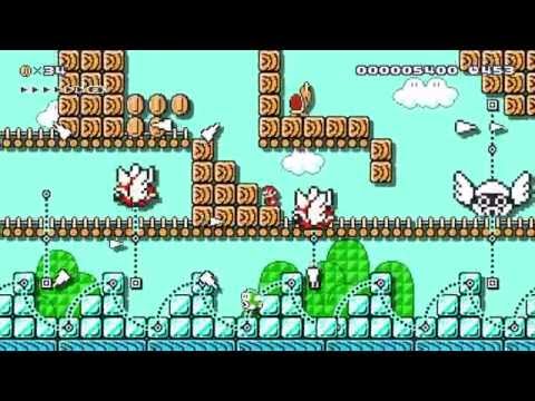 Bridge Of Spiny by Manne - SUPER MARIO MAKER - No Commentary 1AI