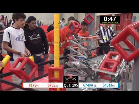 2015 VRC Arts Q195 - 917S 675E vs 6740A 5454J - 85 to 48 - VEX Worlds 2015 - Arts Division