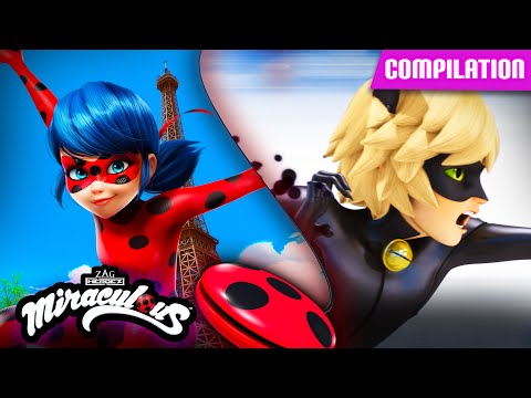 MIRACULOUS | 🐞 Compilation 7 🐾 FULL EPISODES ▶️ [Simon Says - Rogercop - Gamer] Season 1