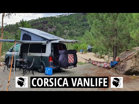 CORSICA WILD CAMPING VANLIFE | Beautifull locations Corsica | Vanlife Europe VLOG 38