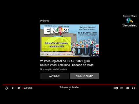 2ª INTER-REGIONAL DO ENART 2022 - IJUÍ/RS