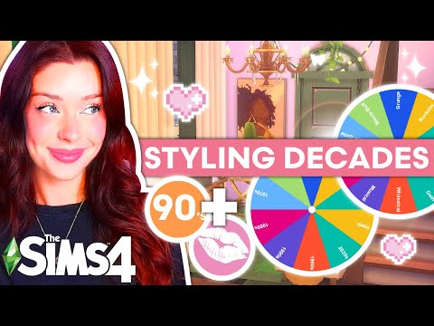 Designing Townhouses Using a Random DECADE AND AESTHETIC in The Sims 4