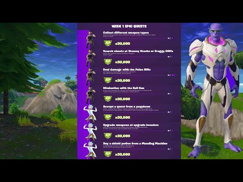 All Week 1 Epic Quest Challenges Guide in Fortnite Season 7