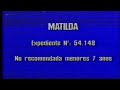 MATILDA 1996 Intro VHS España
