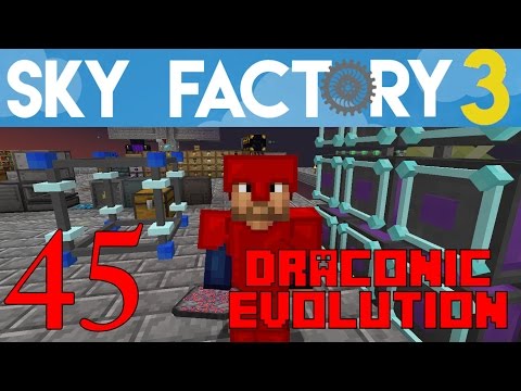 Ep 45 / Draconic Evolution - Fusion Crafting - Part 2 / Sky Factory 3.0 / FTB / Minecraft / Tutorial