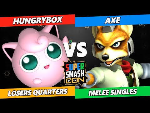 SSC 2022 Losers Quarters - Hungrybox (Jigglypuff) Vs. Axe (Fox) Smash Melee Tournament
