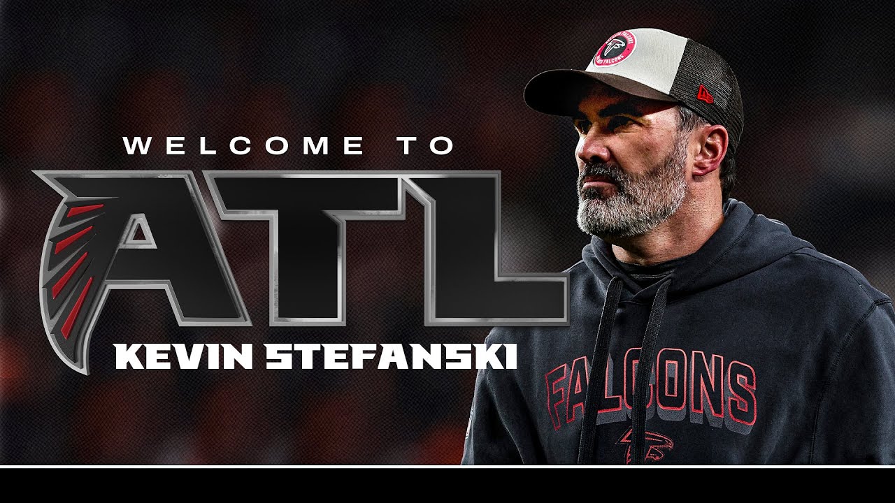 New Falcons head coach Kevin Stefanski arrives in Atlanta