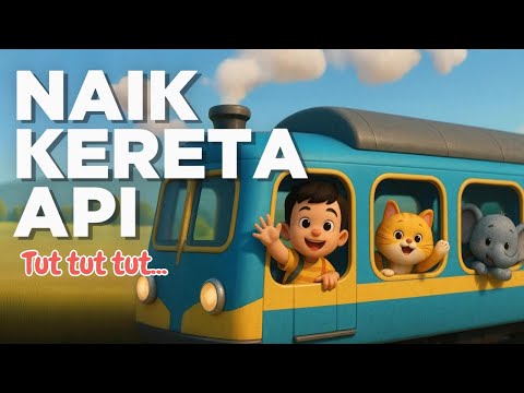 Naik Kereta Api 🚂🎵 | Lagu Anak Animasi 3D Ceria & Edukatif