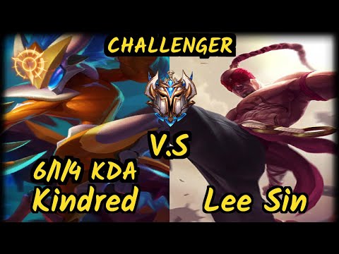 1907 FB Kirei (KINDRED) vs LEE SIN - 6/1/4 KDA JUNGLE CHALLENGER GAMEPLAY - EUW
