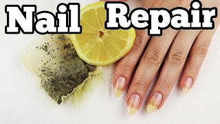 How To Repair Damaged Nails After Dip Powder, Acrylics, or Gel!✅ Nail Care Routine!💚