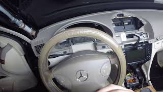 REALISTIC W211 Mercedes Dash Removal