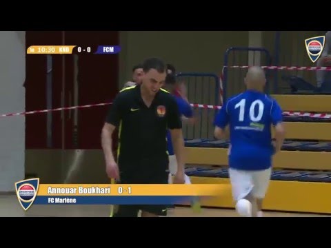 Zaalvoetbal samenvatting 't Knooppunt - FC Marlène 1/2 Finale Play-offs 13 mei 2016 2/3