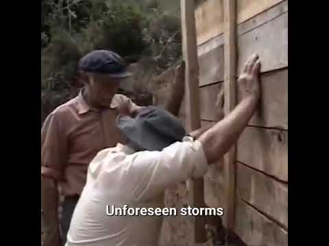 Old world rammed earth construction