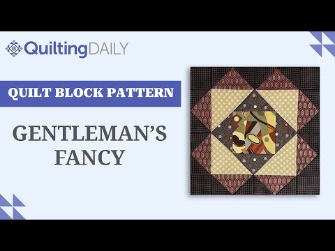 Free Quilt Block Pattern_Gentleman's Fancy