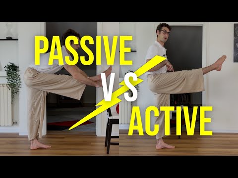 What is ACTIVE FLEXIBILITY? The COMPLETE Explanation + Demo (Passive and Active Stretching)