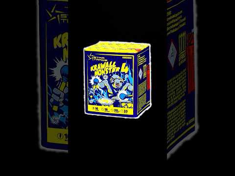 Krawall Monster 4 Batterie von Startrade #fireworks #feuerwerk