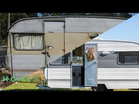 Watch this dramatic caravan transformation | Homes to Love