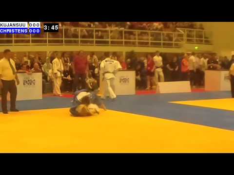 Judo Nordic Championships 2014: G18-57: KUJANSUU - CHRISTENSEN
