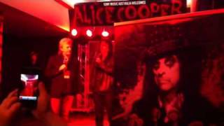 Alice talks Bob Ezrin at his Welcome 2 My Nightmare release