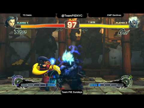 SSF4AE @ Team PIE Sundays 2/2014 - EMP Santhrax (Oni) vs TS Sabin (Rose)