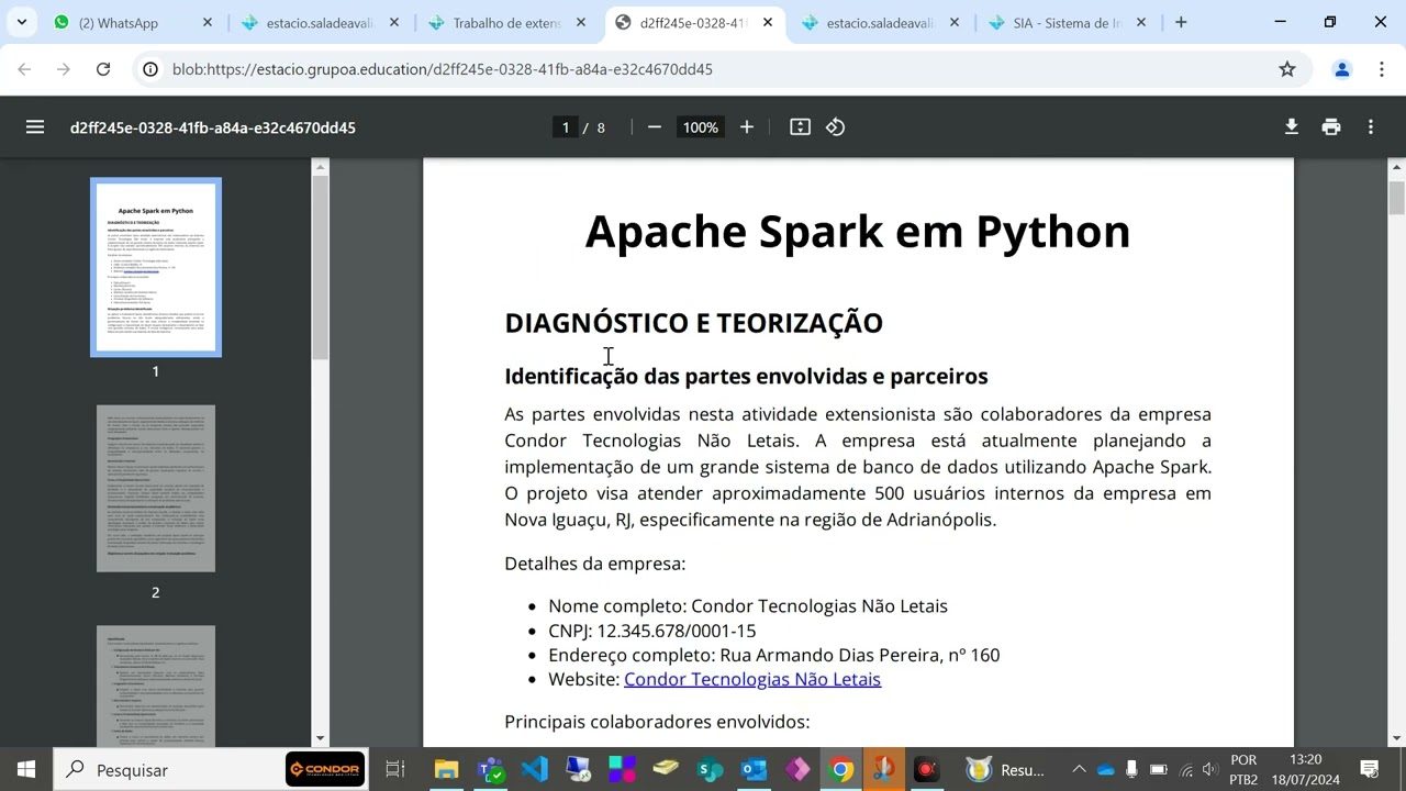 Tutorial: Como Fazer um Projeto de Extensão da Estácio com Exemplos e Notas Reais