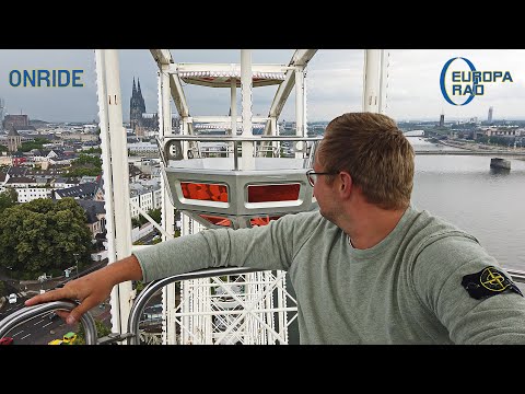EUROPA RAD (Onride) - Das Riesenrad in Köln am Schokoladenmuseum. Mit Blick auf den Dom.