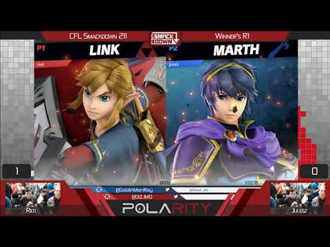 CFL Smackdown Ultimate 211 - Riot (Link) vs Julesz (Ridley, Marth) - Winners R1