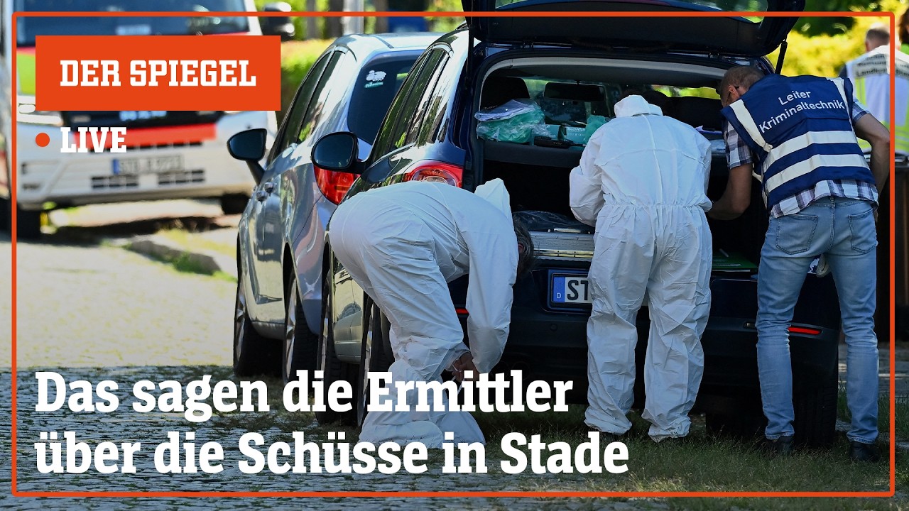 Livestream: Das sagen die Ermittler über die tödlichen Schüsse in Stade | DER SPIEGEL