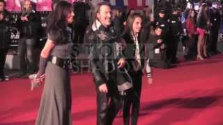 Florent Pagny, Azucena Camano and Ael on the red carpet of the NRJ Music Awards in Cannes