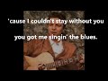 Singing the Blues  GUY MITCHELL (with lyrics)