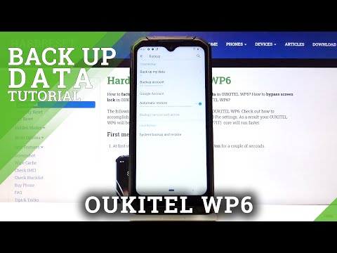 How to Enable Google Backup in OUKITEL WP6 – Back Up Data