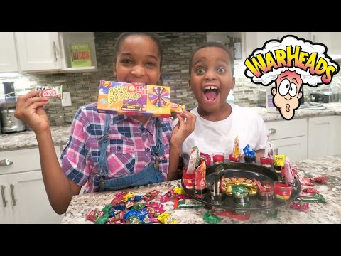 Candy Challenge w/ Extreme Warheads Candy - Shasha and Shiloh - Onyx Kids