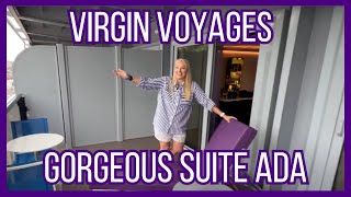 Virgin Voyages Resilient Lady Gorgeous Suite ADA Accessible Cabin 15291Z
