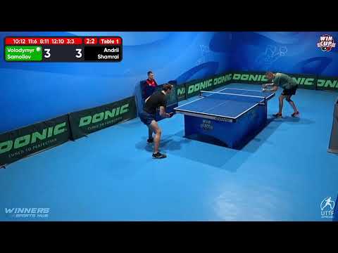18:30 Volodymyr Samoilov  2-3 Andrii Shamrai West 3 WIN CUP 30.11.2022 | TABLE TENNIS WINCUP