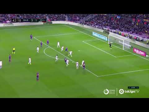 Luis Suarez Backheel Goal Against Mallorca