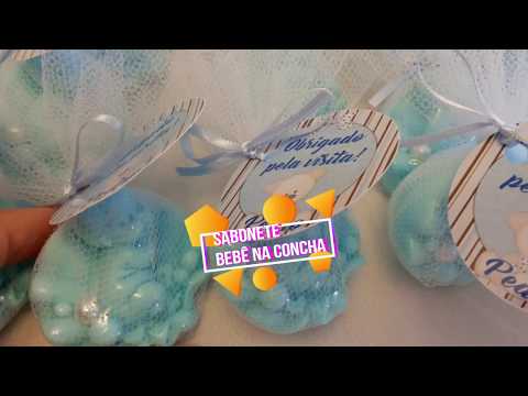 Sabonete 'Bebê na concha' - 비누 기념품