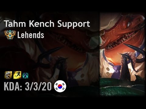 Tahm Kench Support vs Taliyah - Lehends - KR Challenger Patch 6.11