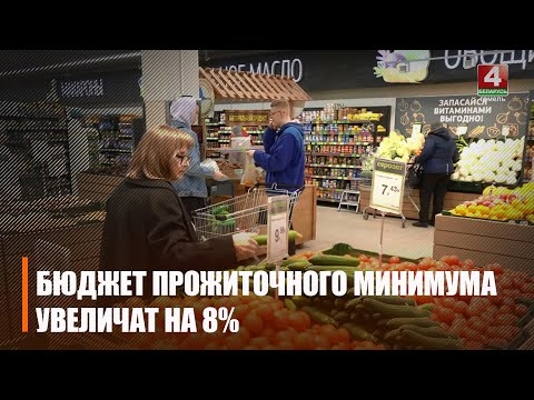 В Беларуси на 8% увеличат бюджет прожиточного минимума видео