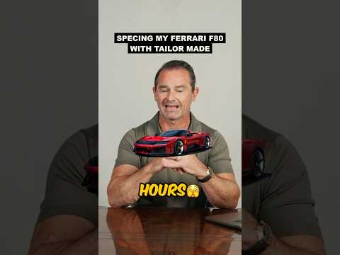 Thumbnail for Speccing the Ferrari F80 was difficult! #ferrari #ferrarif80 #Supercars by Ferrari F80
